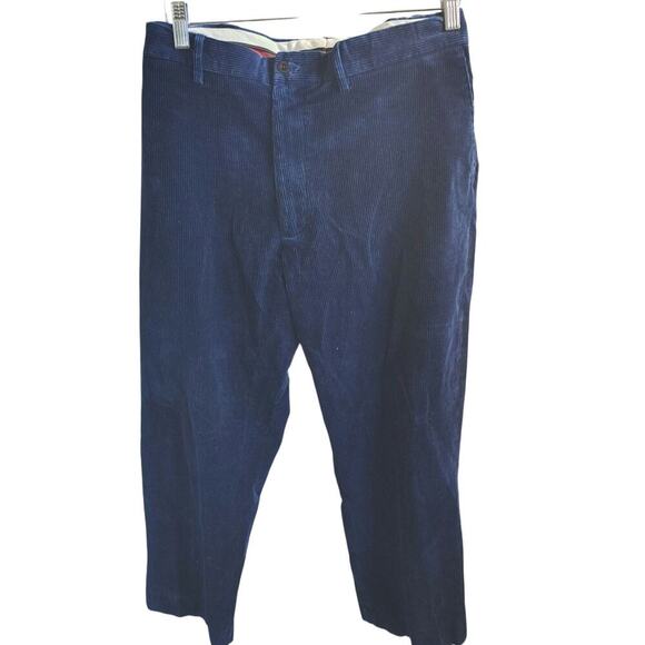 Polo by Ralph Lauren Preston Fit Corderoy Pants Blue Mens Size 40 - Picture 1 of 5